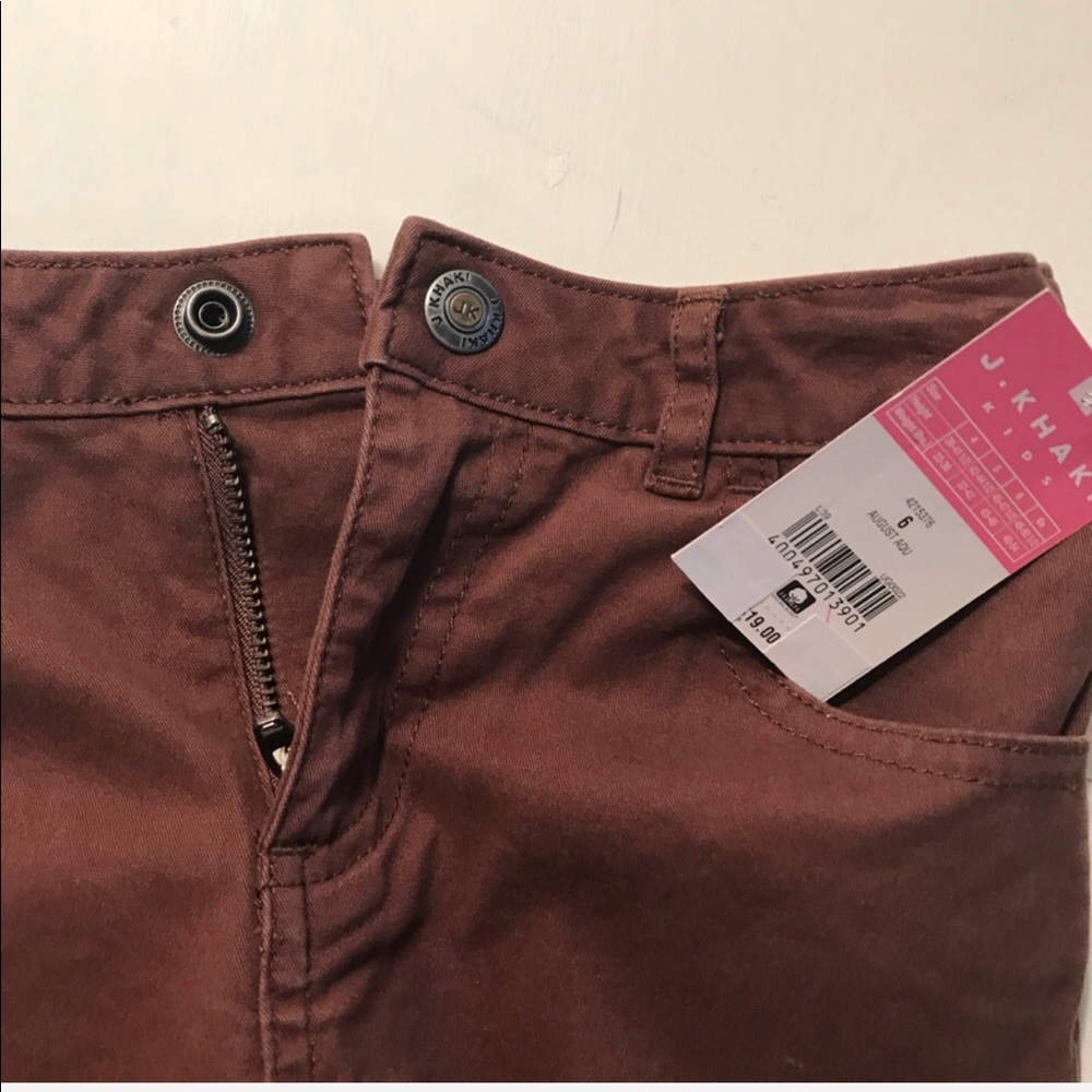 🔥⚡️BOGO SALE⚡️🔥 NWT J. Khaki brown girls pants - Picture 5 of 6